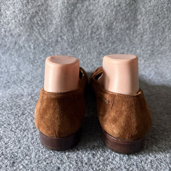VTG Polo Ralph Lauren Men’s Brown Suede Tassel Loafers Slip-On Comfort Size 7.5D